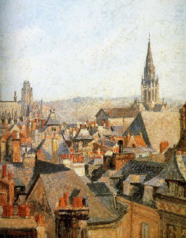 Old under the sun roof, Camille Pissarro